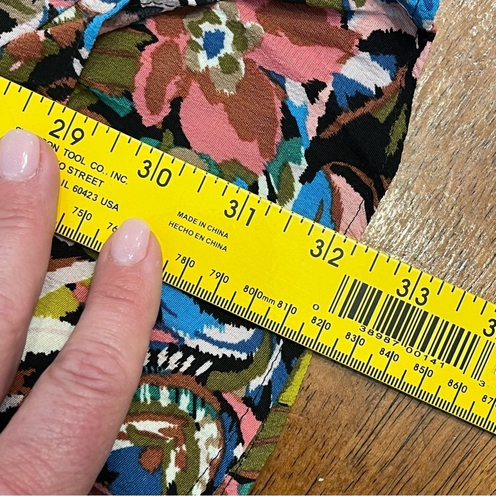 Anthropologie women’s Dress Floral Pattern 100% viscose size Small Petite - Picture 6 of 7
